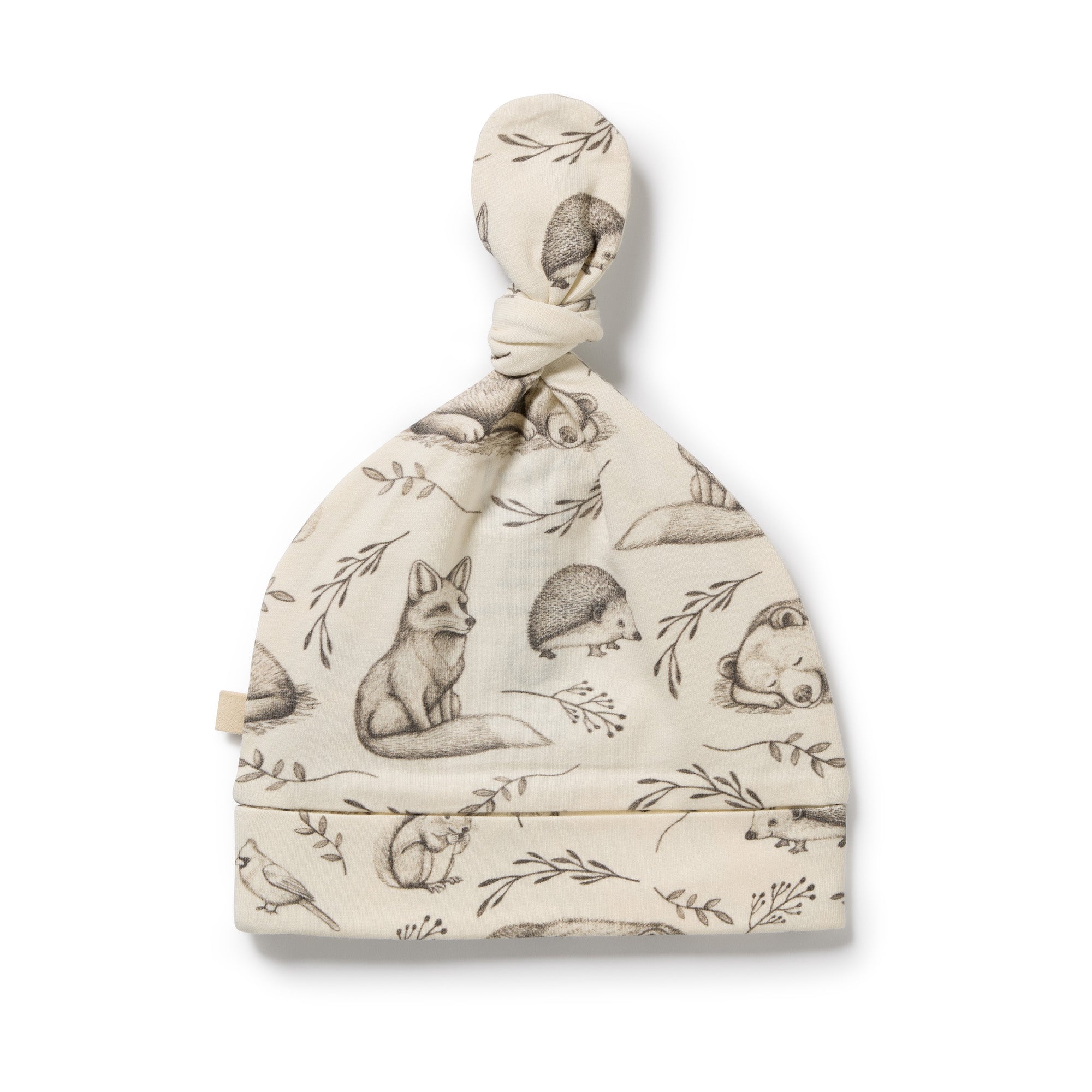 Foxglove Forest Organic Knot Hat