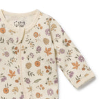 Maple Glow Organic Zipsuit with Feet