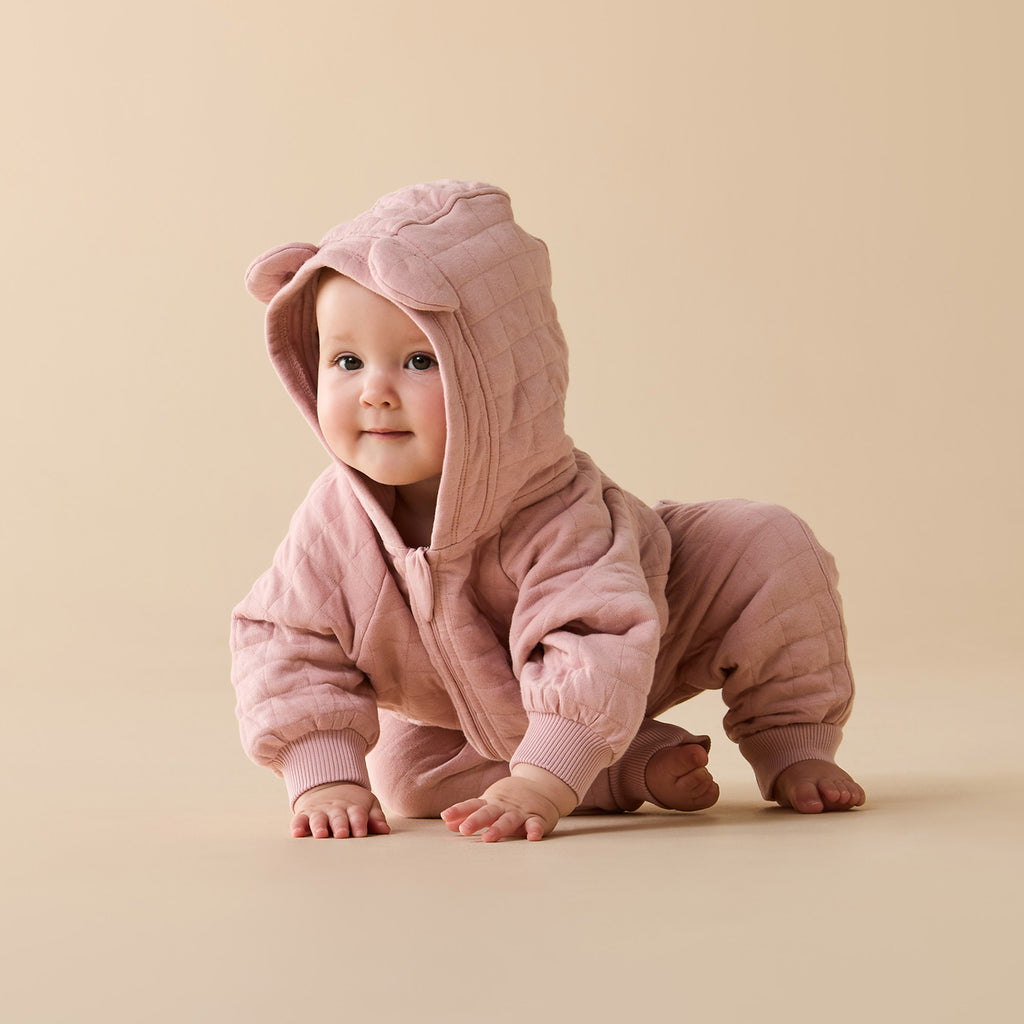Maple Glow Organic Zipsuit with Feet