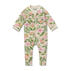 Ma Fleur Organic Zipsuit with Feet