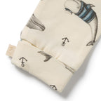 Woolly Whales Organic Mittens