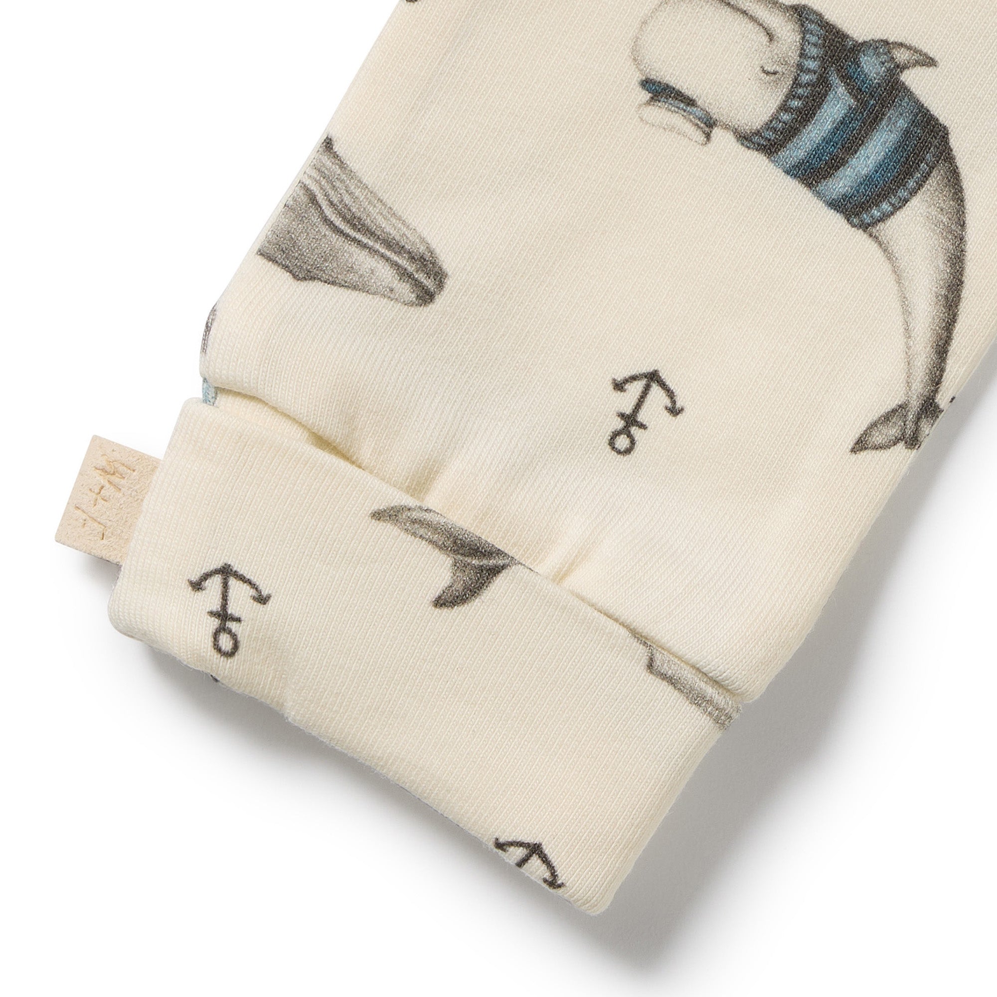 Woolly Whales Organic Mittens