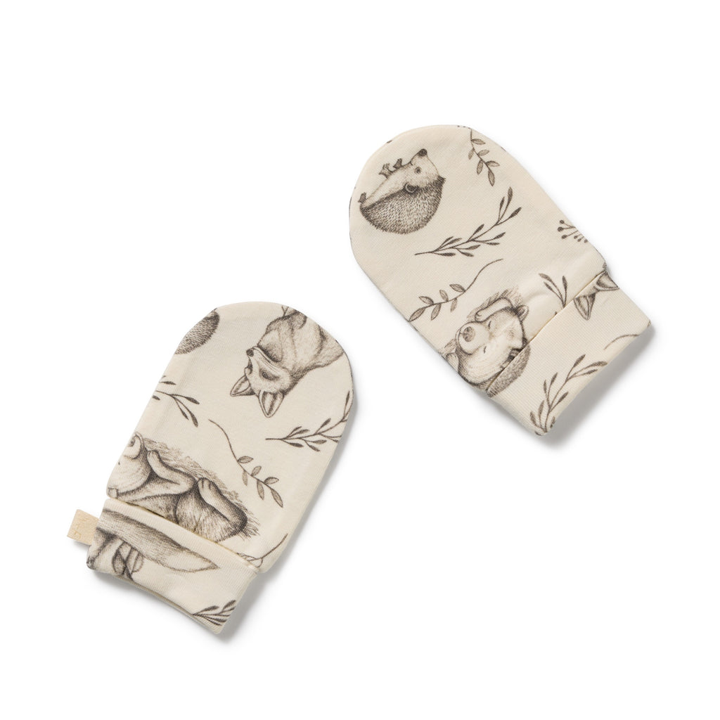 Foxglove Forest Organic Mittens