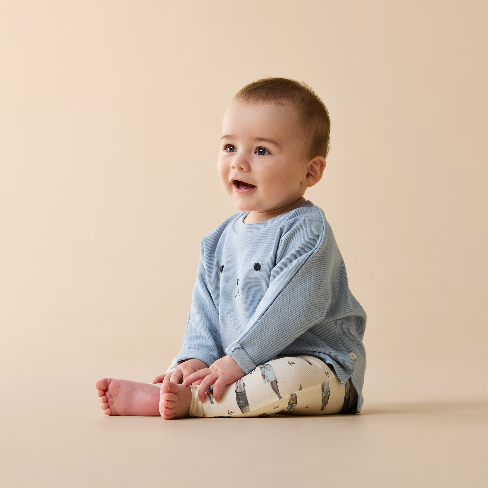 Woolly Whales Organic Legging