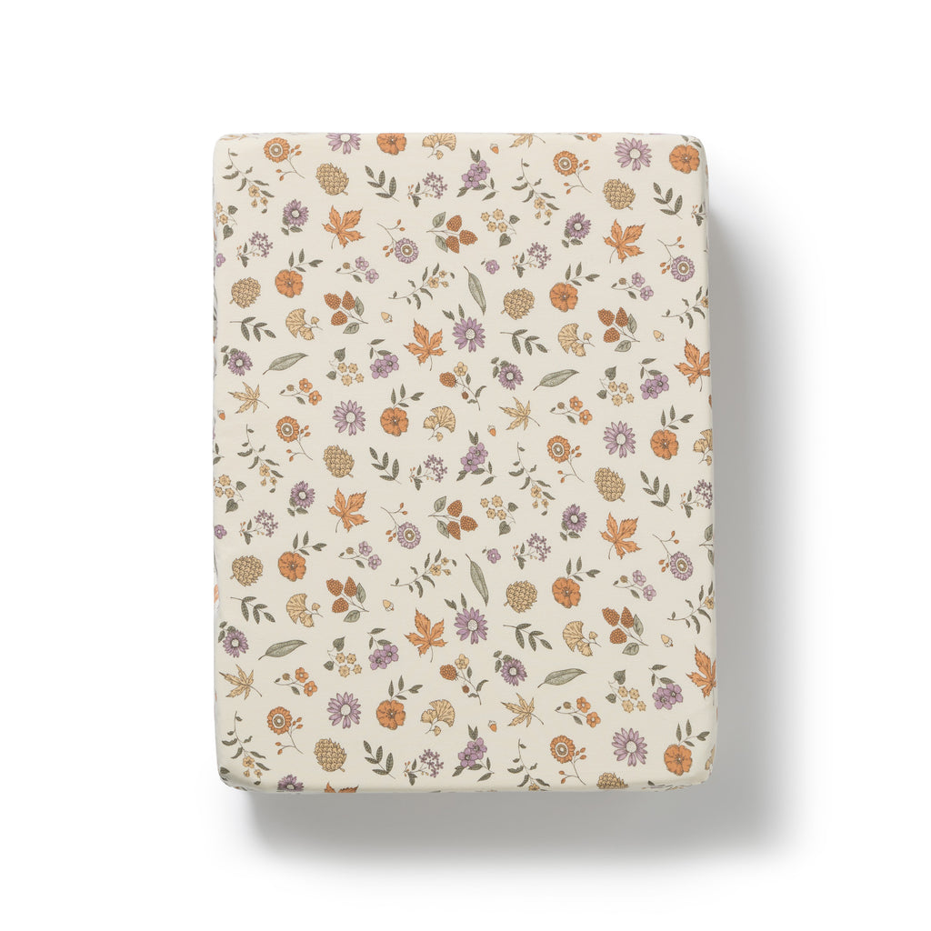 Maple Glow Organic Bassinet Sheet