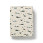 Woolly Whales Organic Bassinet Sheet