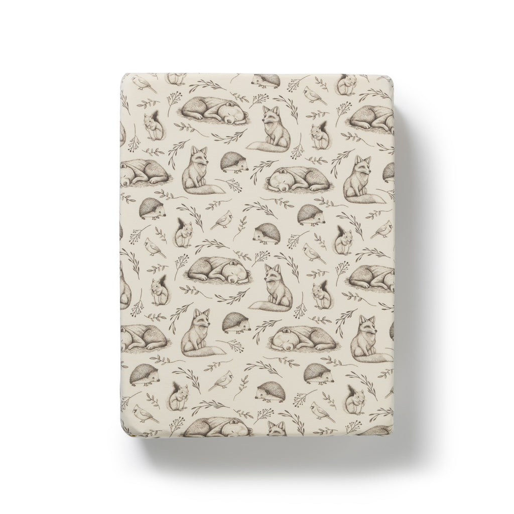 Foxglove Forest Organic Bassinet Sheet