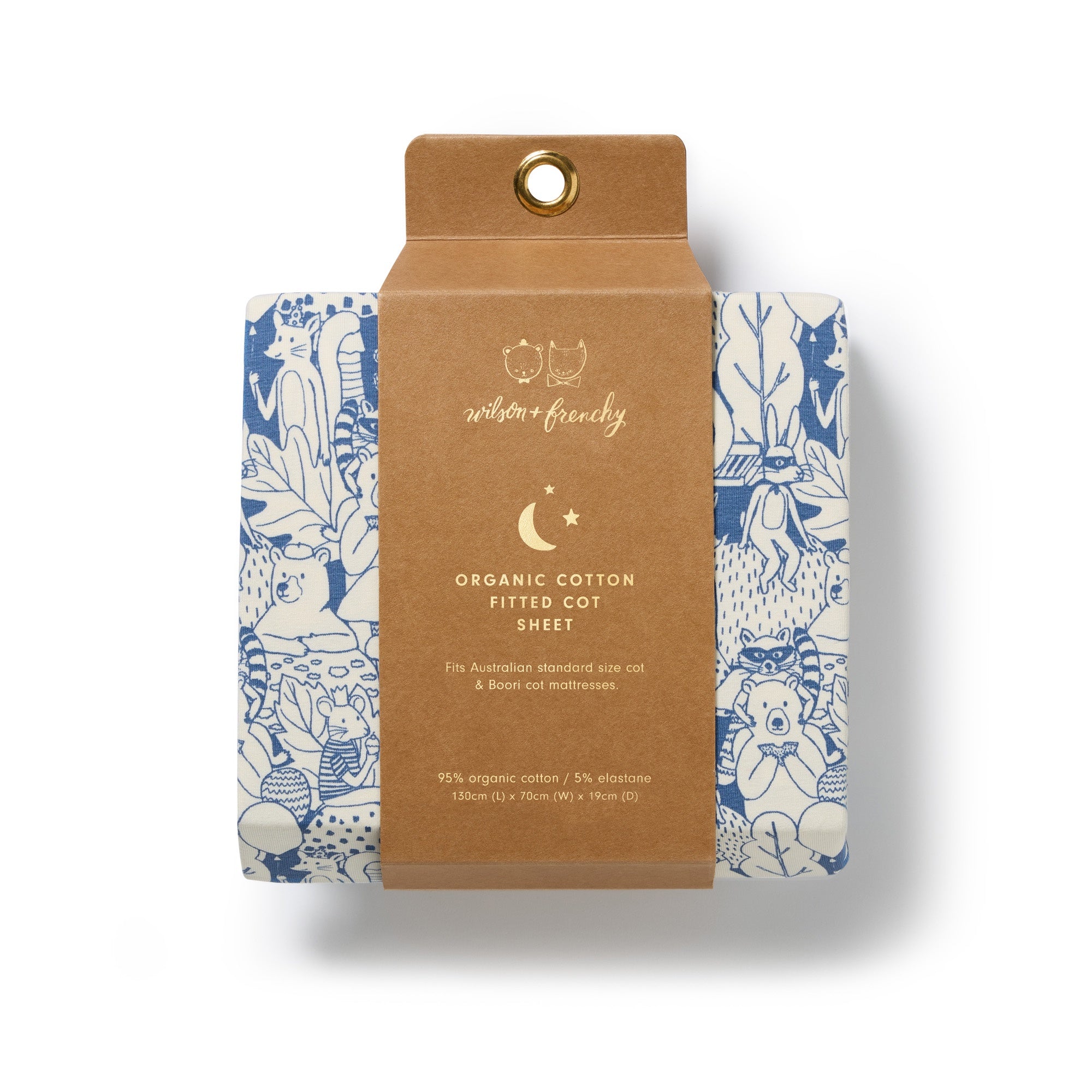Woodland Adventures Organic Cot Sheet