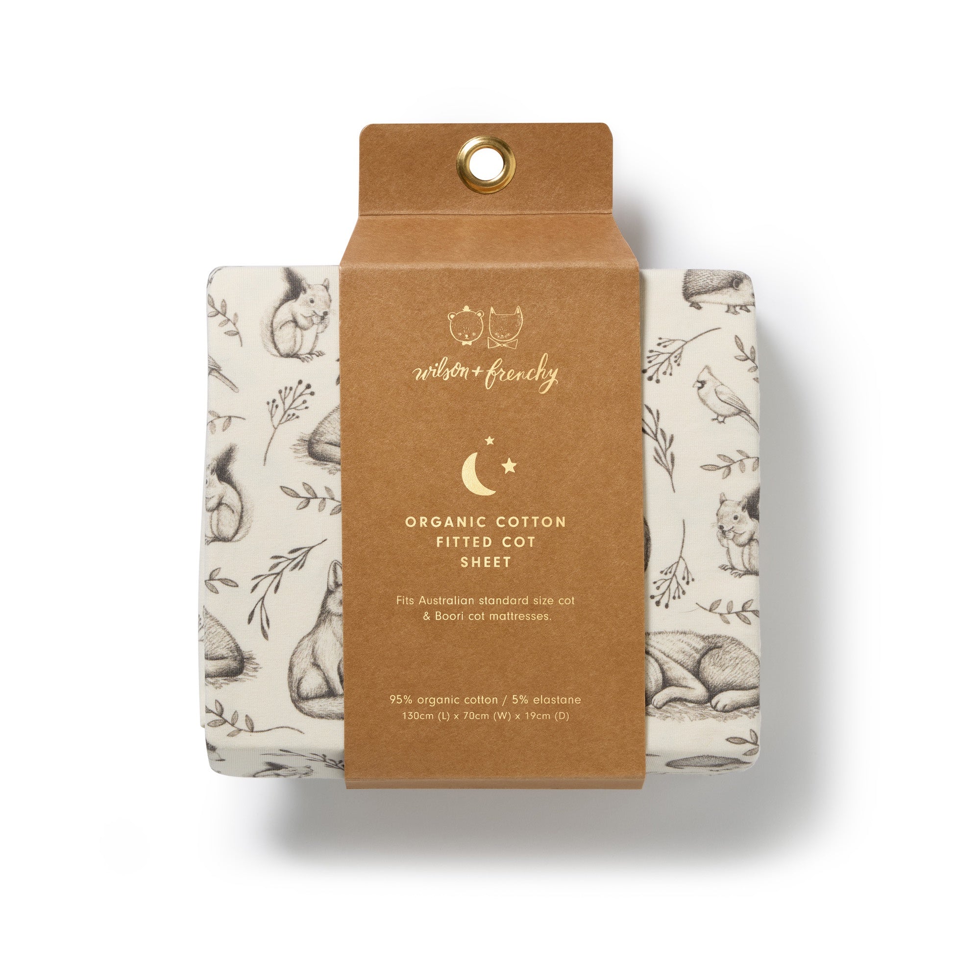 Foxglove Forest Organic Cot Sheet