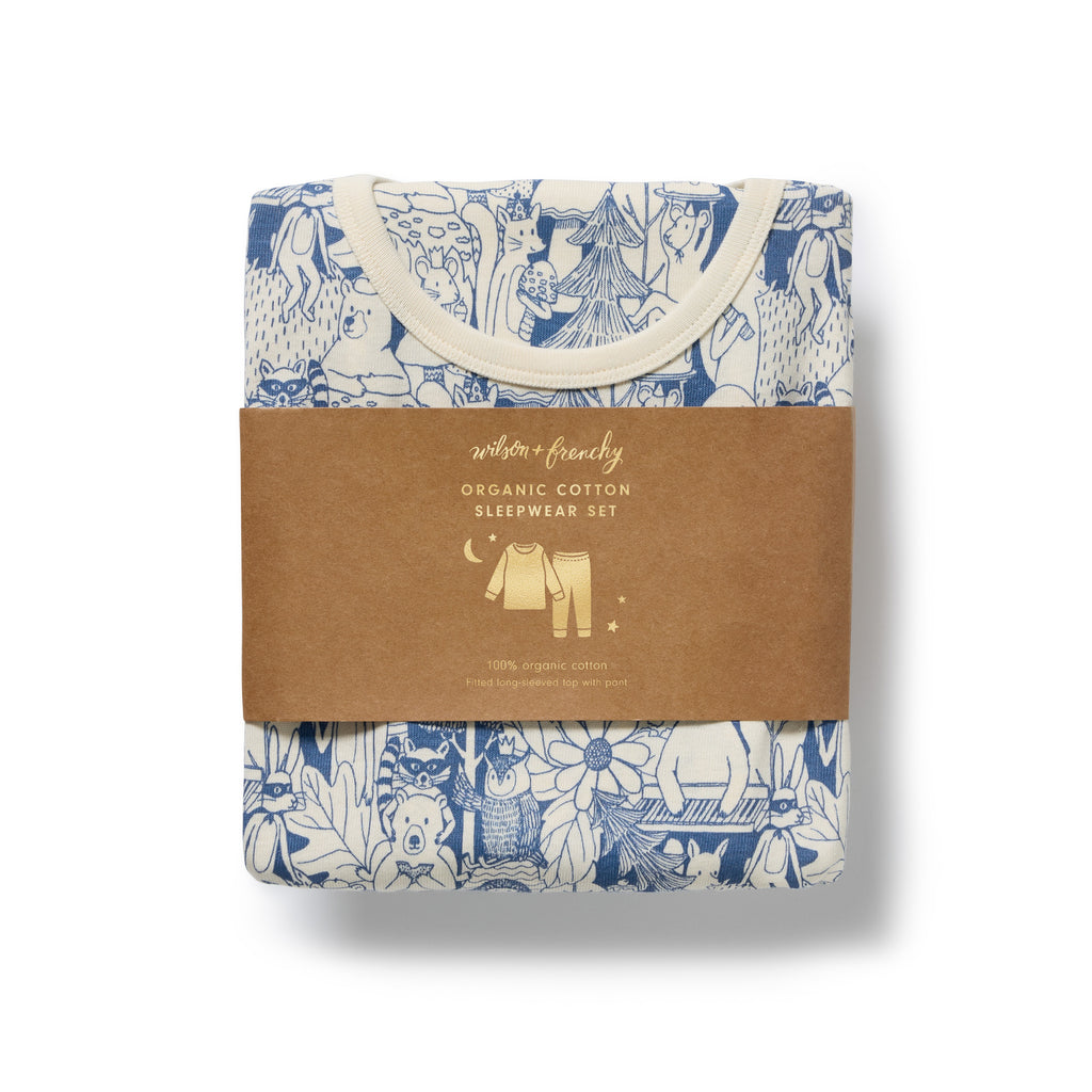Woodland Adventures Organic Long Sleeved Pyjamas