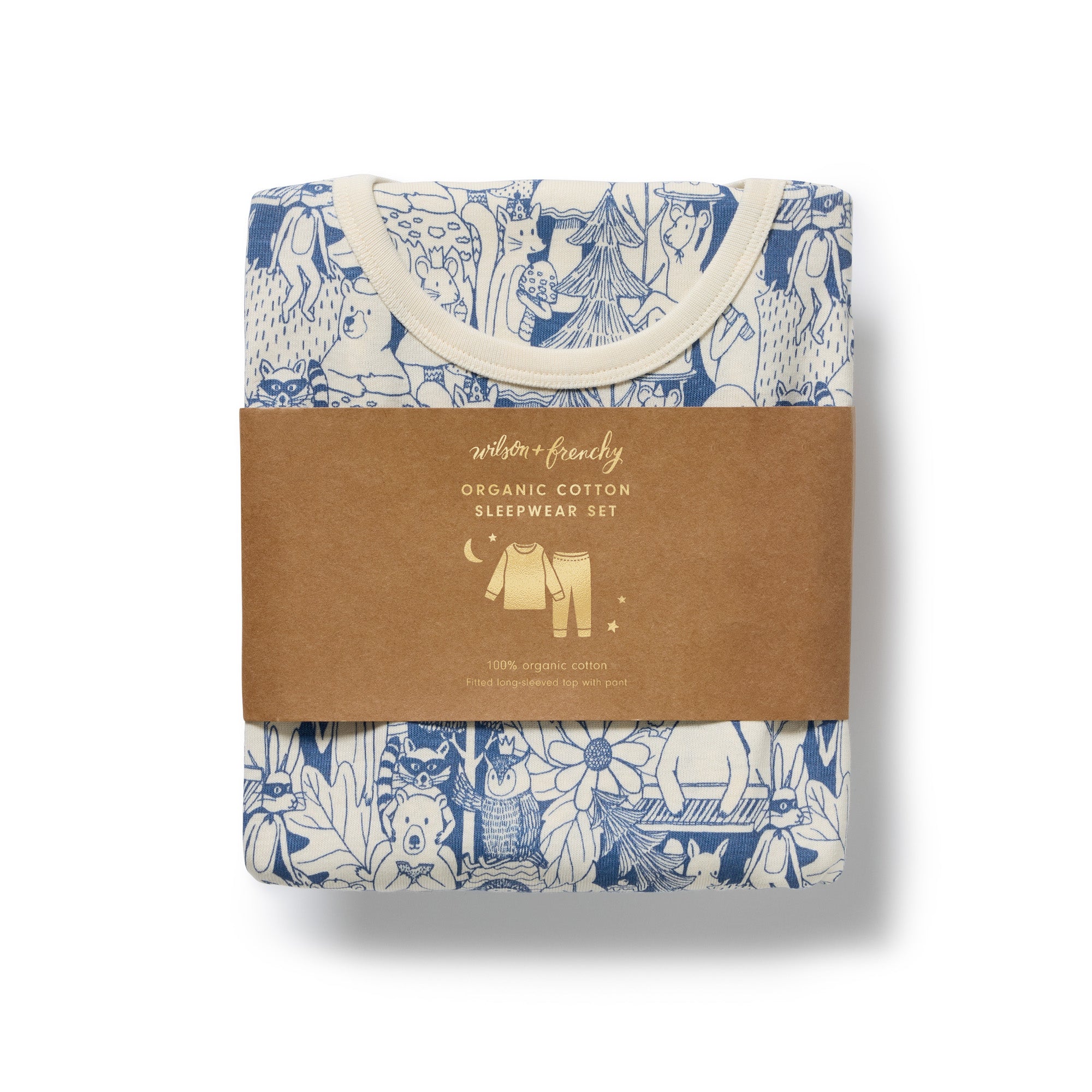 Woodland Adventures Organic Long Sleeved Pyjamas