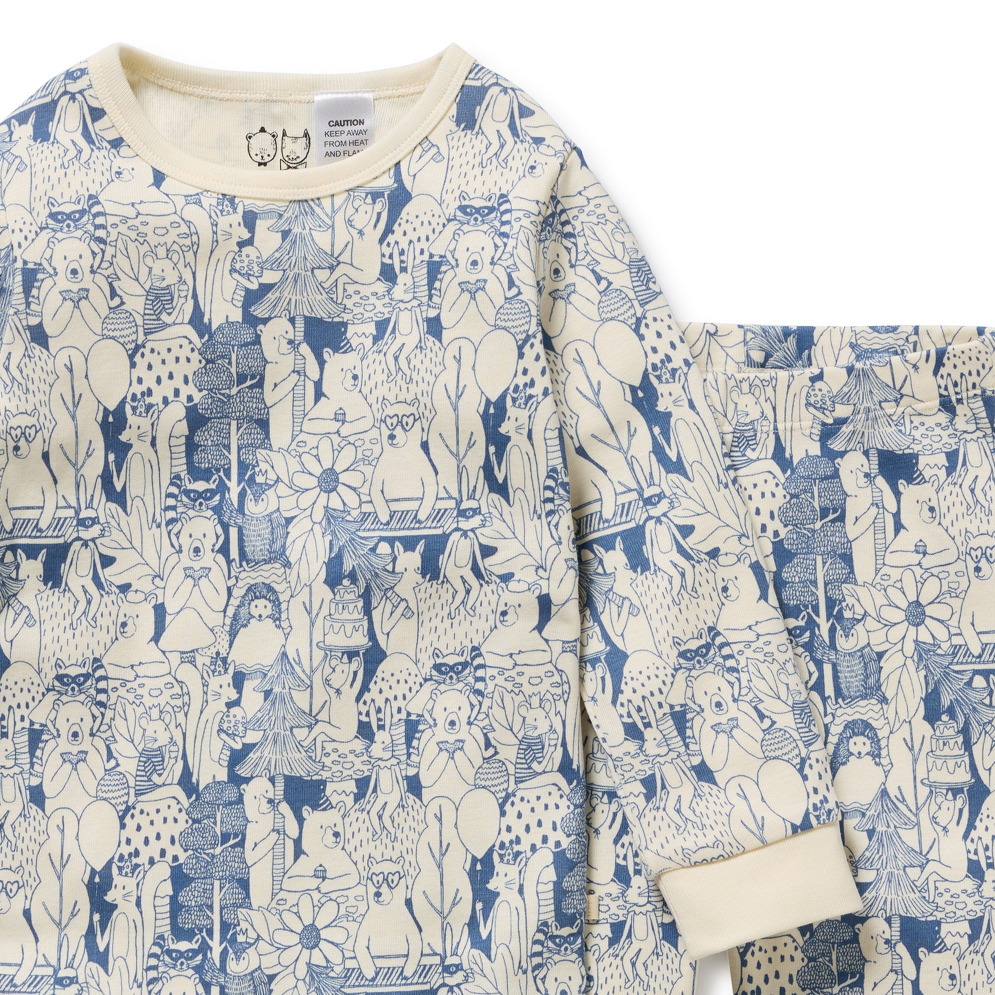 Woodland Adventures Organic Long Sleeved Pyjamas