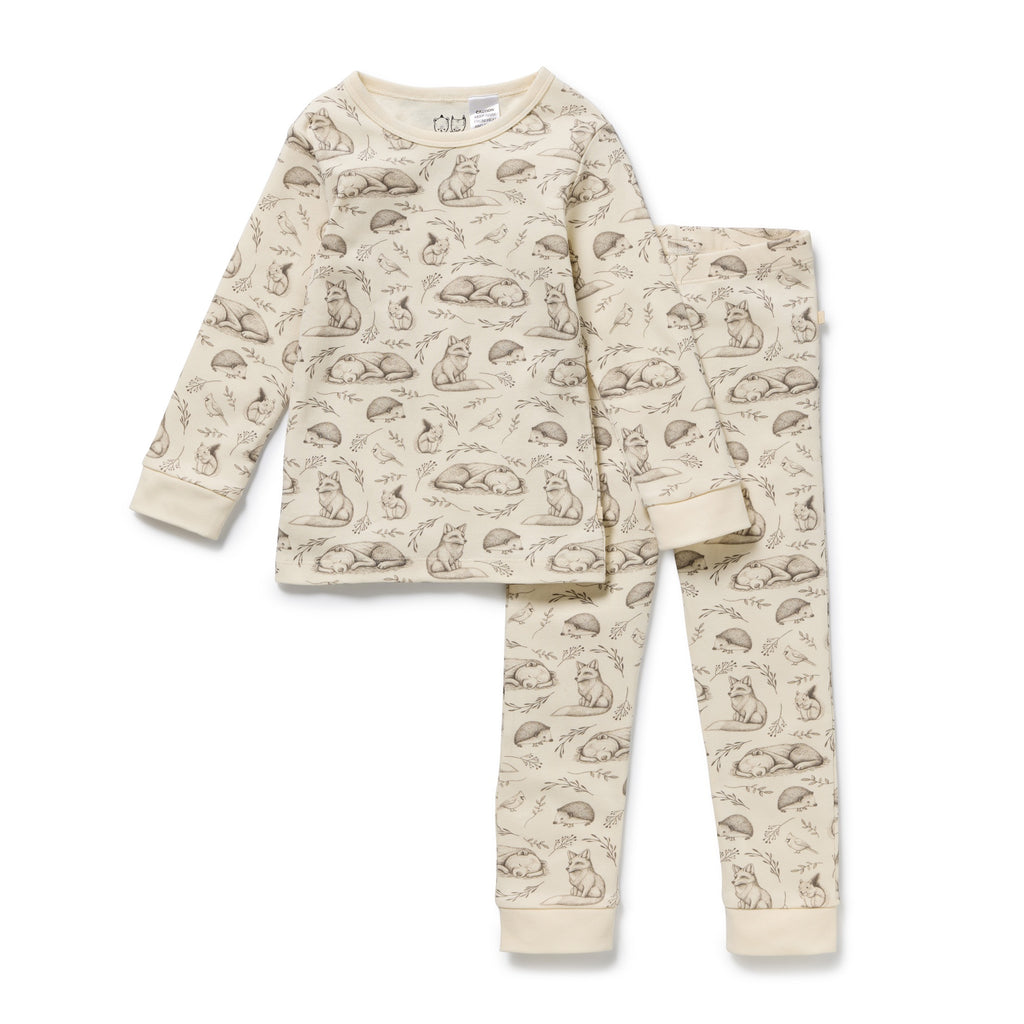 Foxglove Forest Organic Long Sleeved Pyjamas