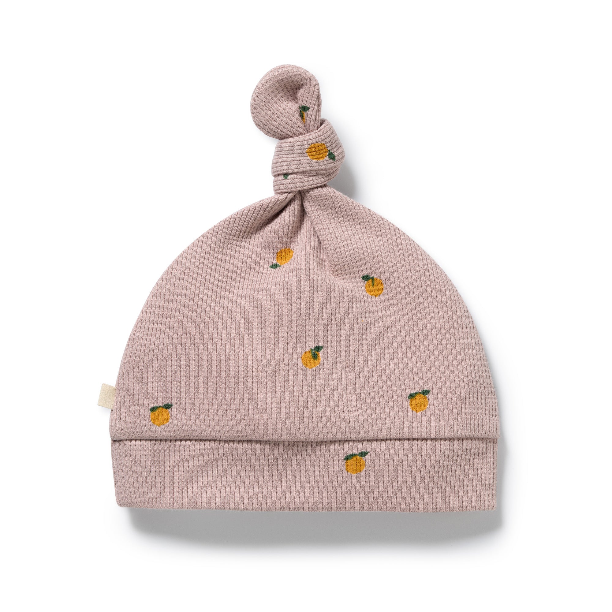 Mini Mando Organic Waffle Knot Hat