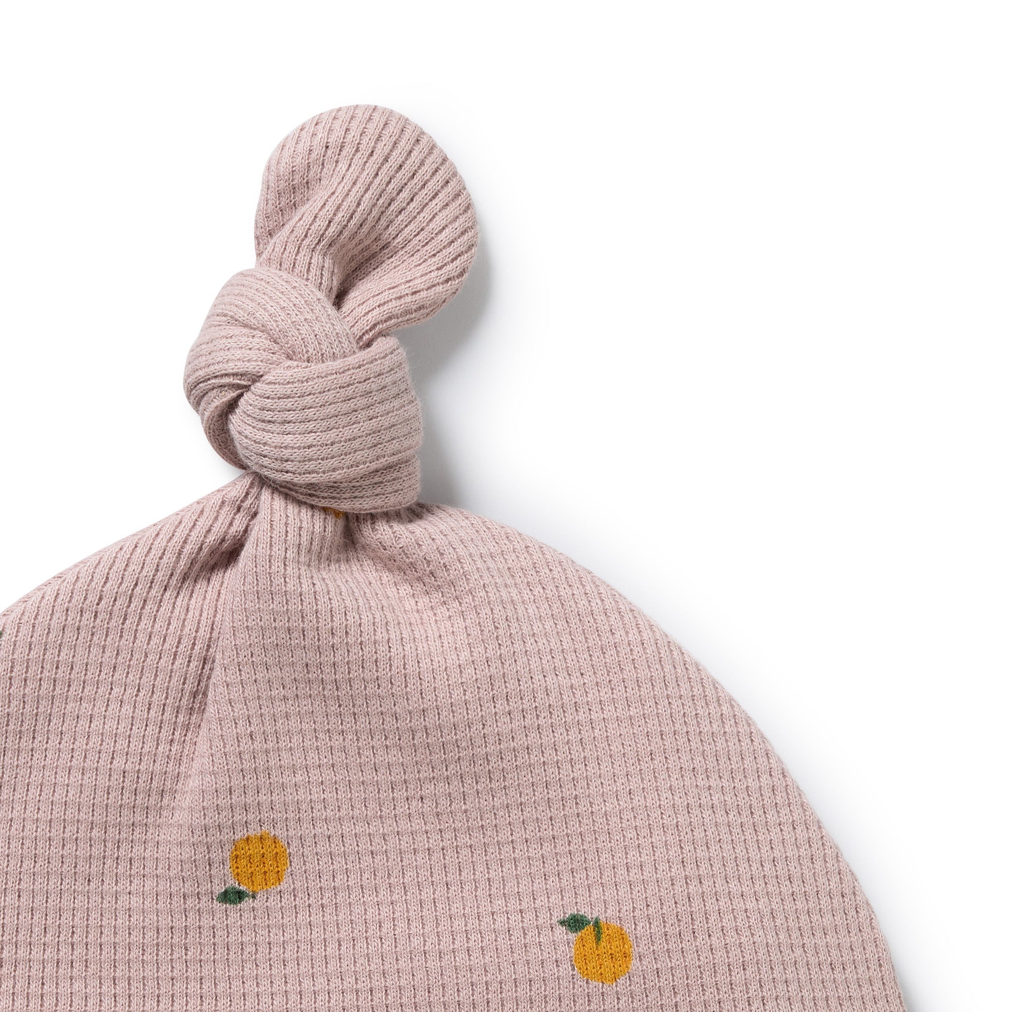Mini Mando Organic Waffle Knot Hat