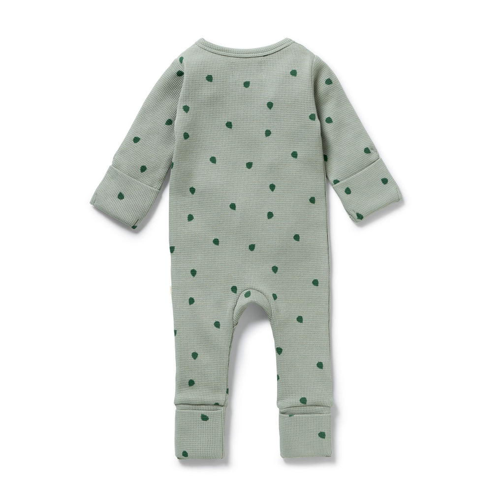Tumbletwig Organic Waffle Zipsuit