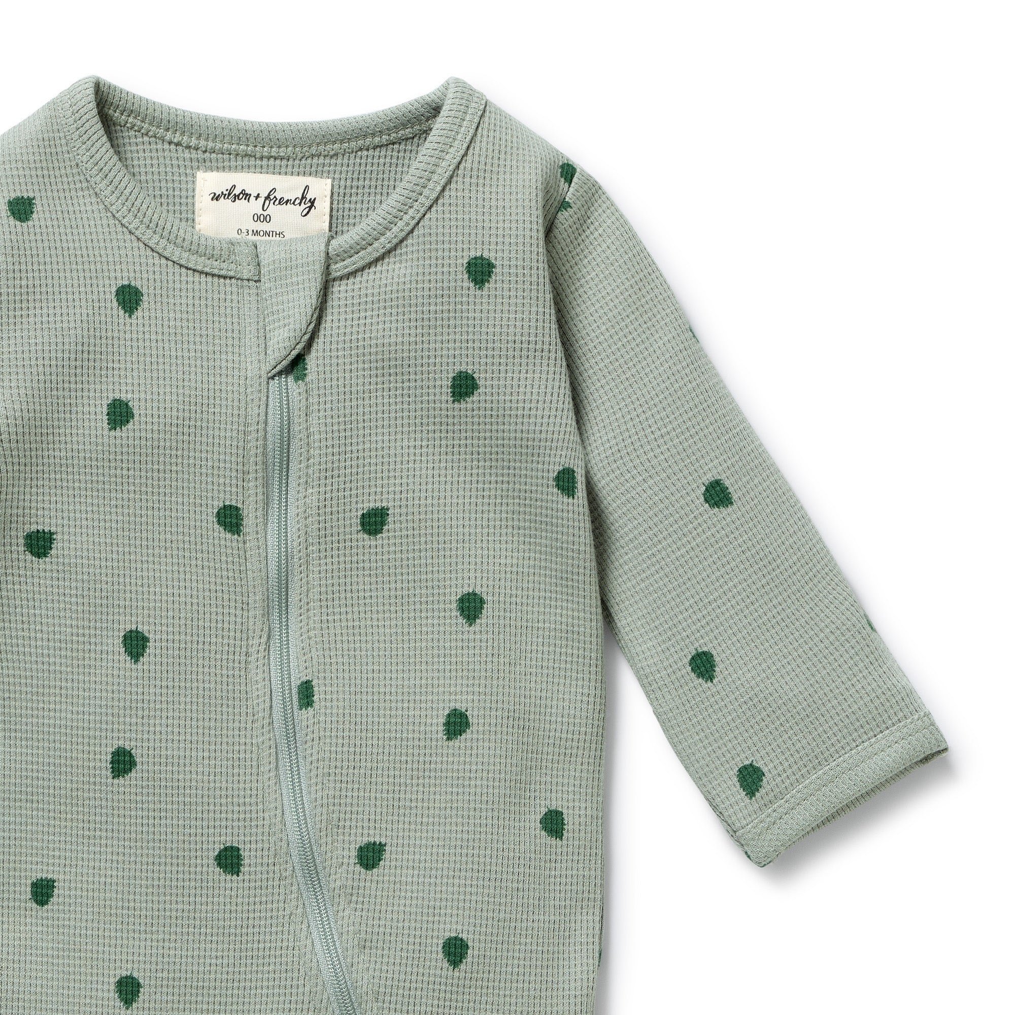 Tumbletwig Organic Waffle Zipsuit
