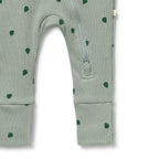 Tumbletwig Organic Waffle Zipsuit