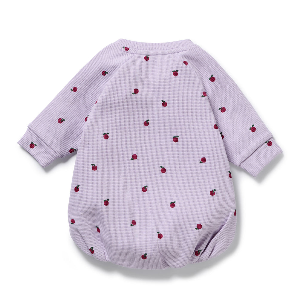 Berry Plums Organic Waffle Bodysuit
