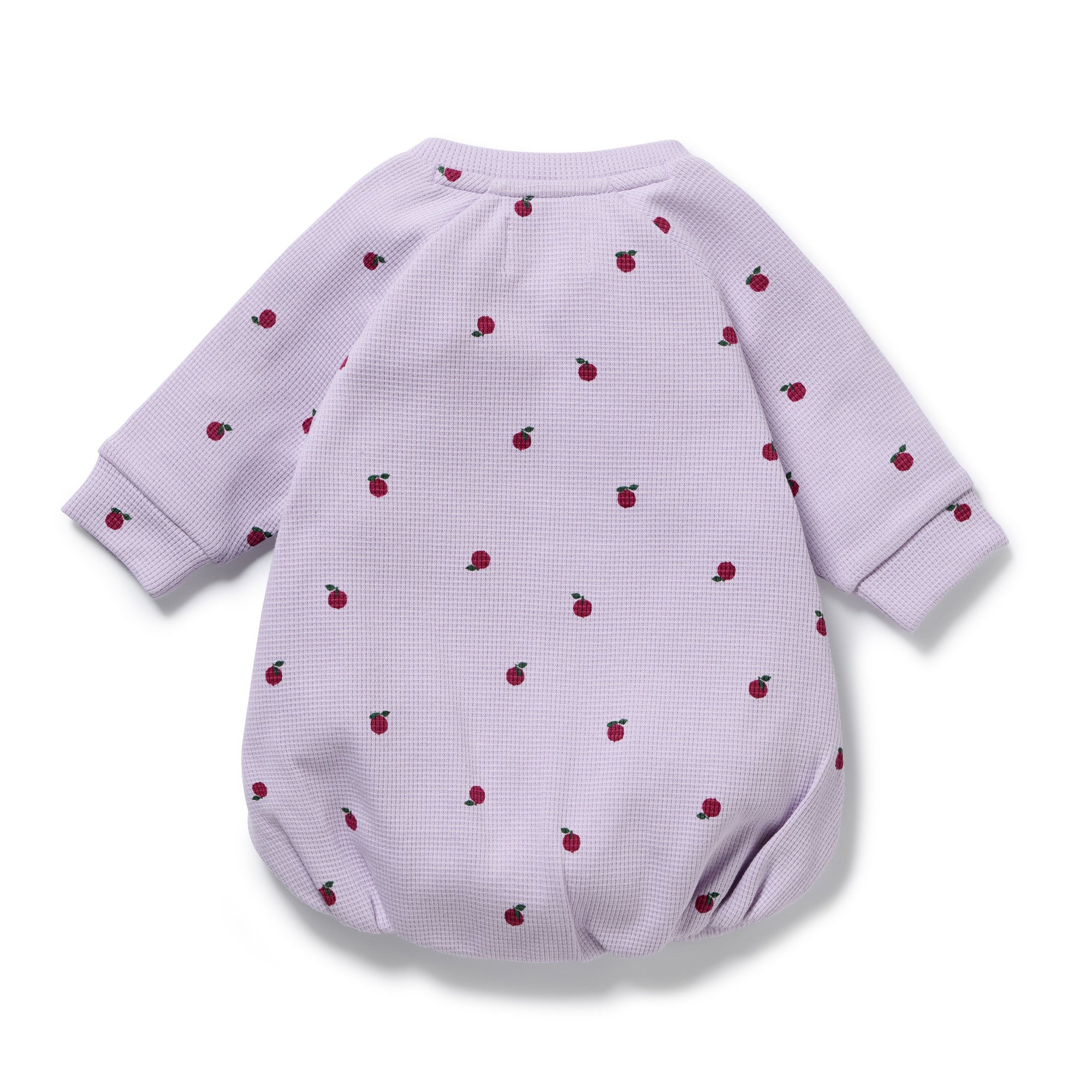 Berry Plums Organic Waffle Bodysuit