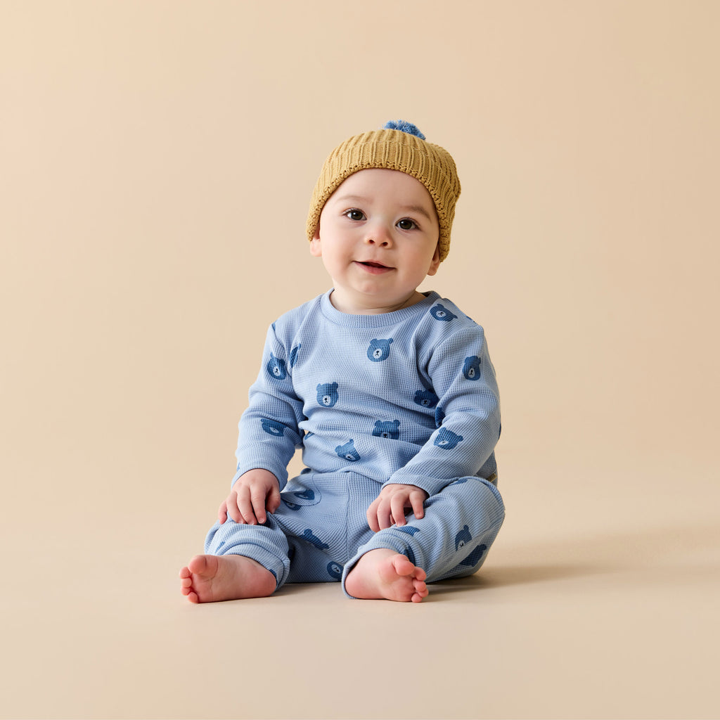 Bear Hugs Organic Waffle Set