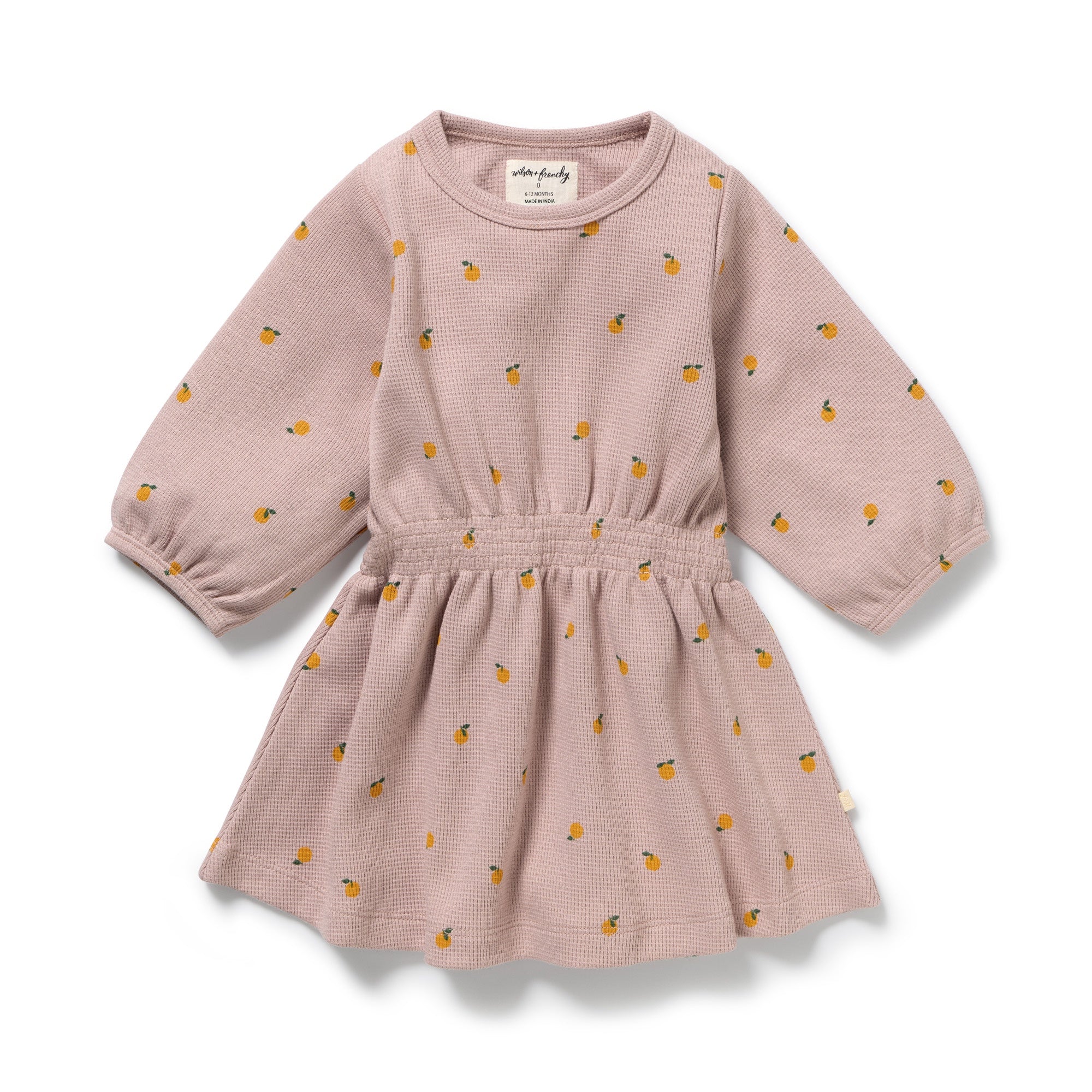 Mini Mando Organic Waffle Dress