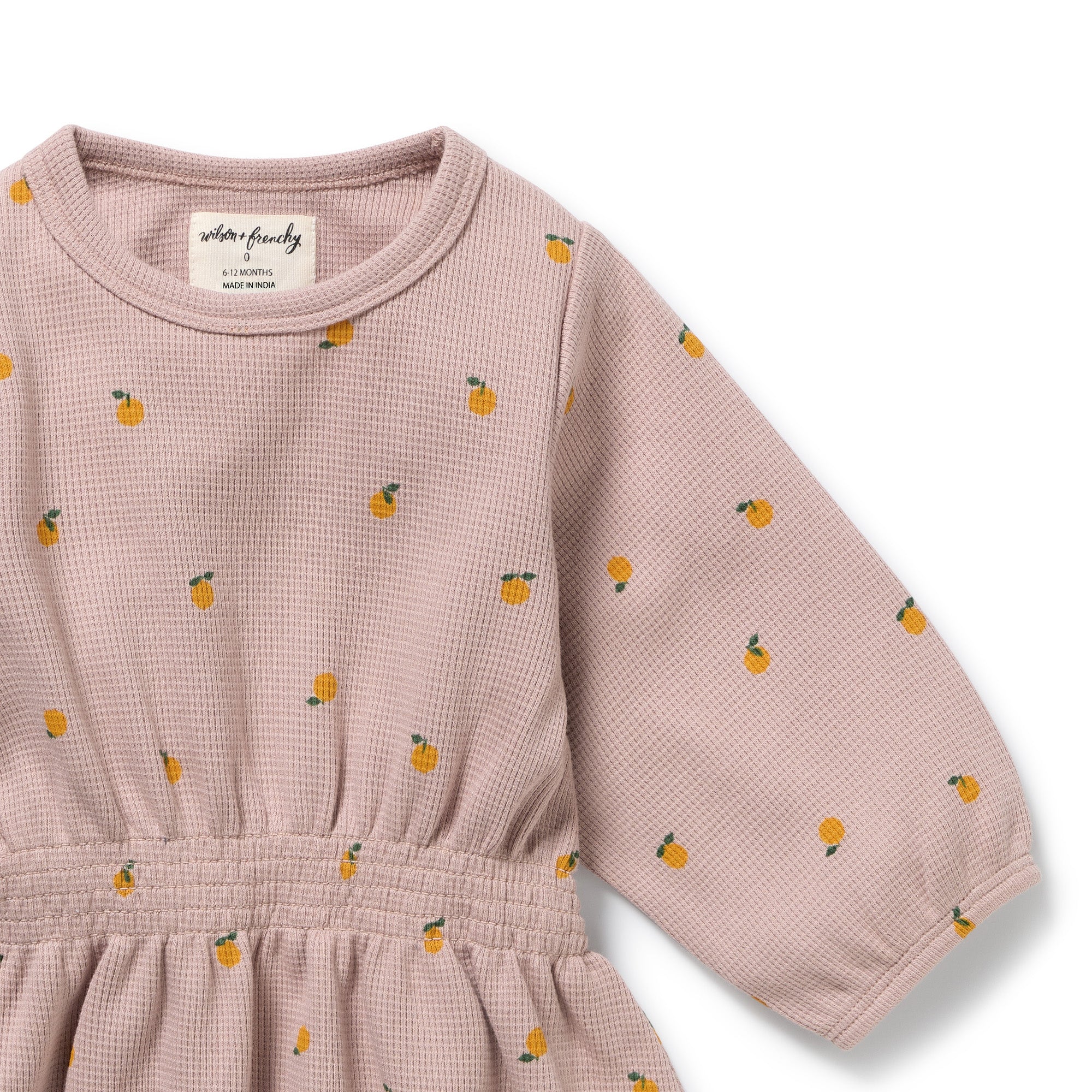 Mini Mando Organic Waffle Dress