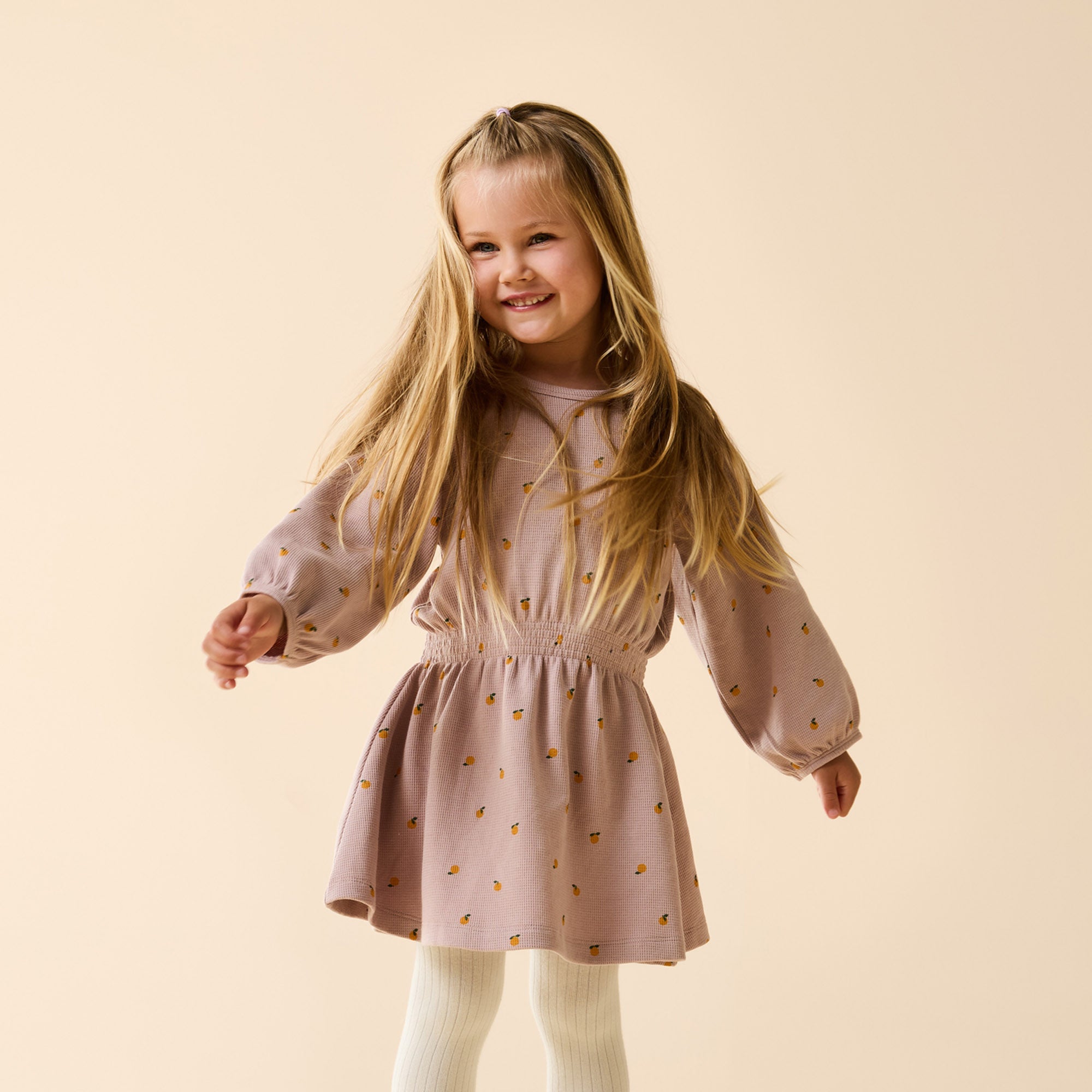 Mini Mando Organic Waffle Dress