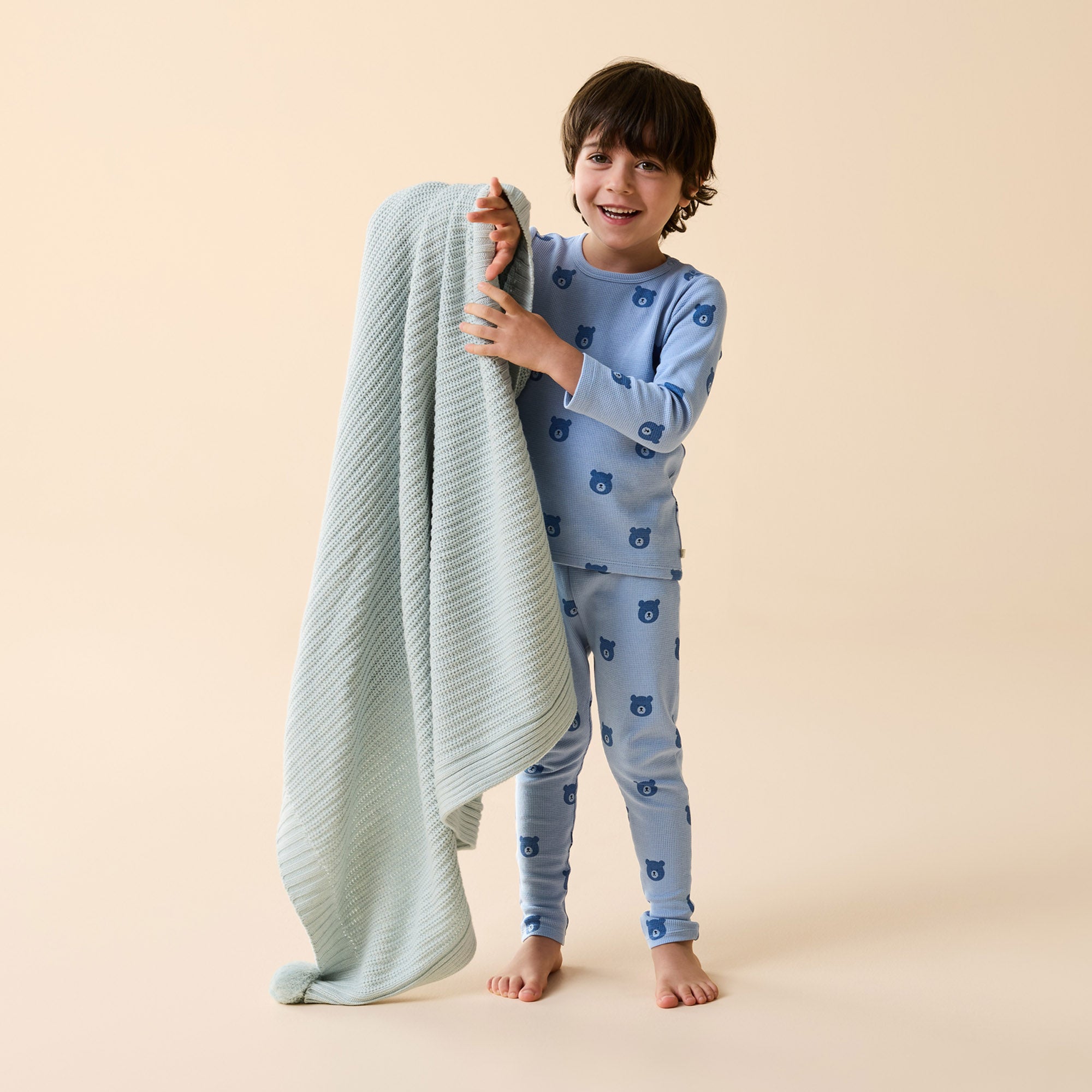Bear Hugs Organic Waffle Legging