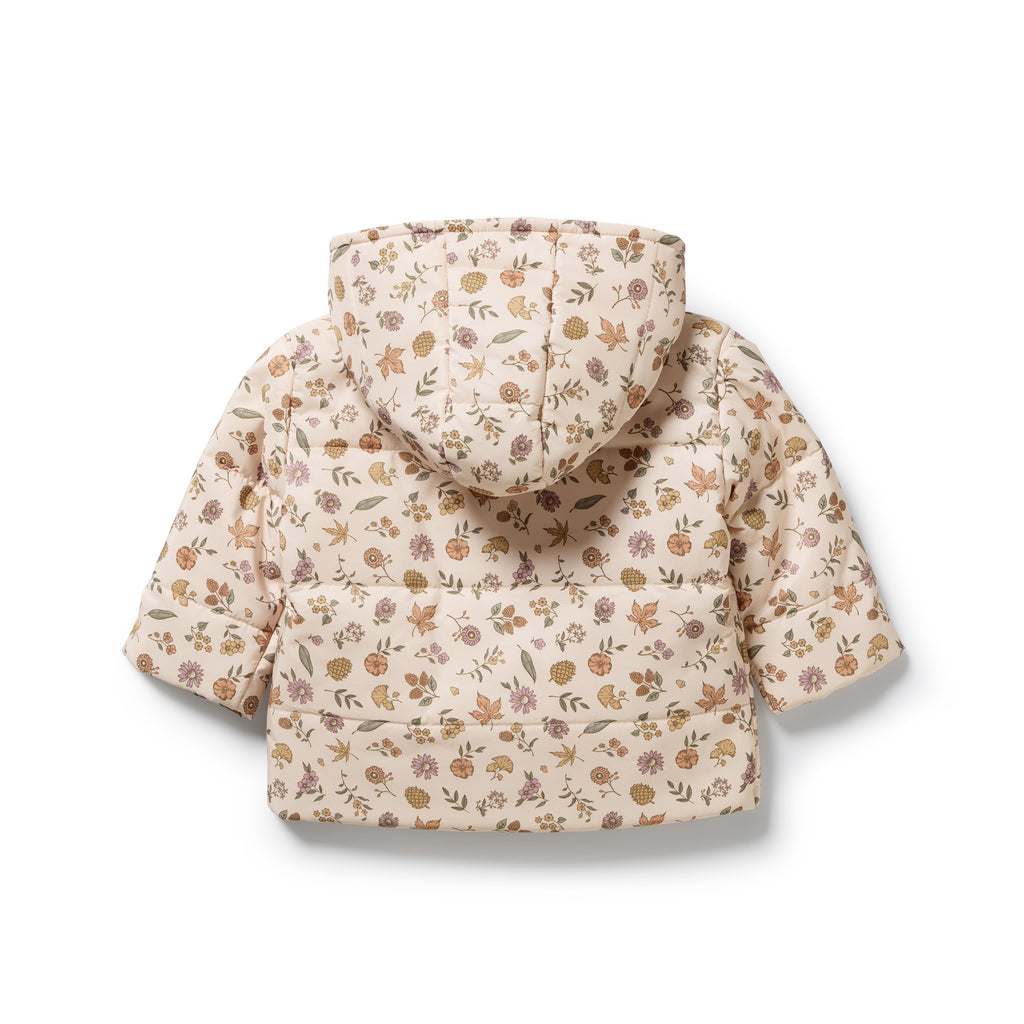 Maple Glow Puffer Jacket