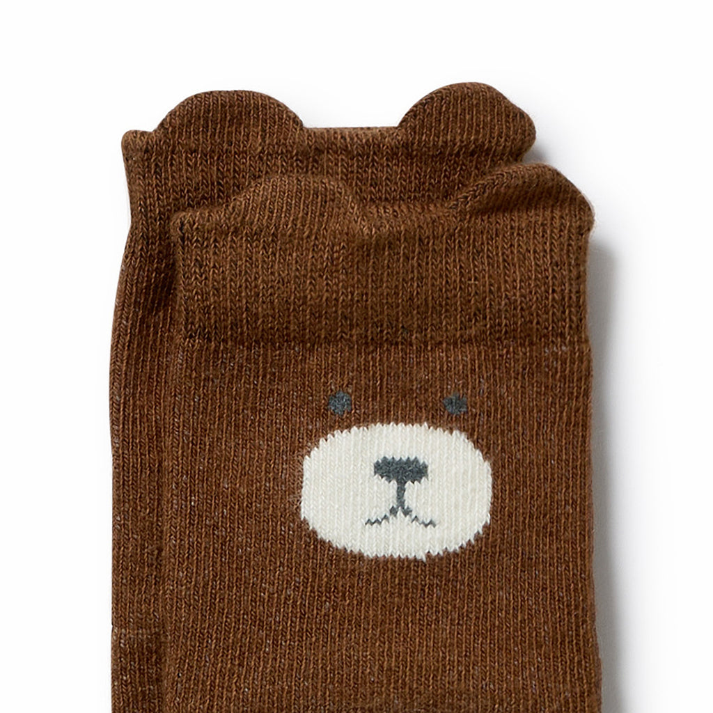 Unisex Organic 4 Pack Baby Socks