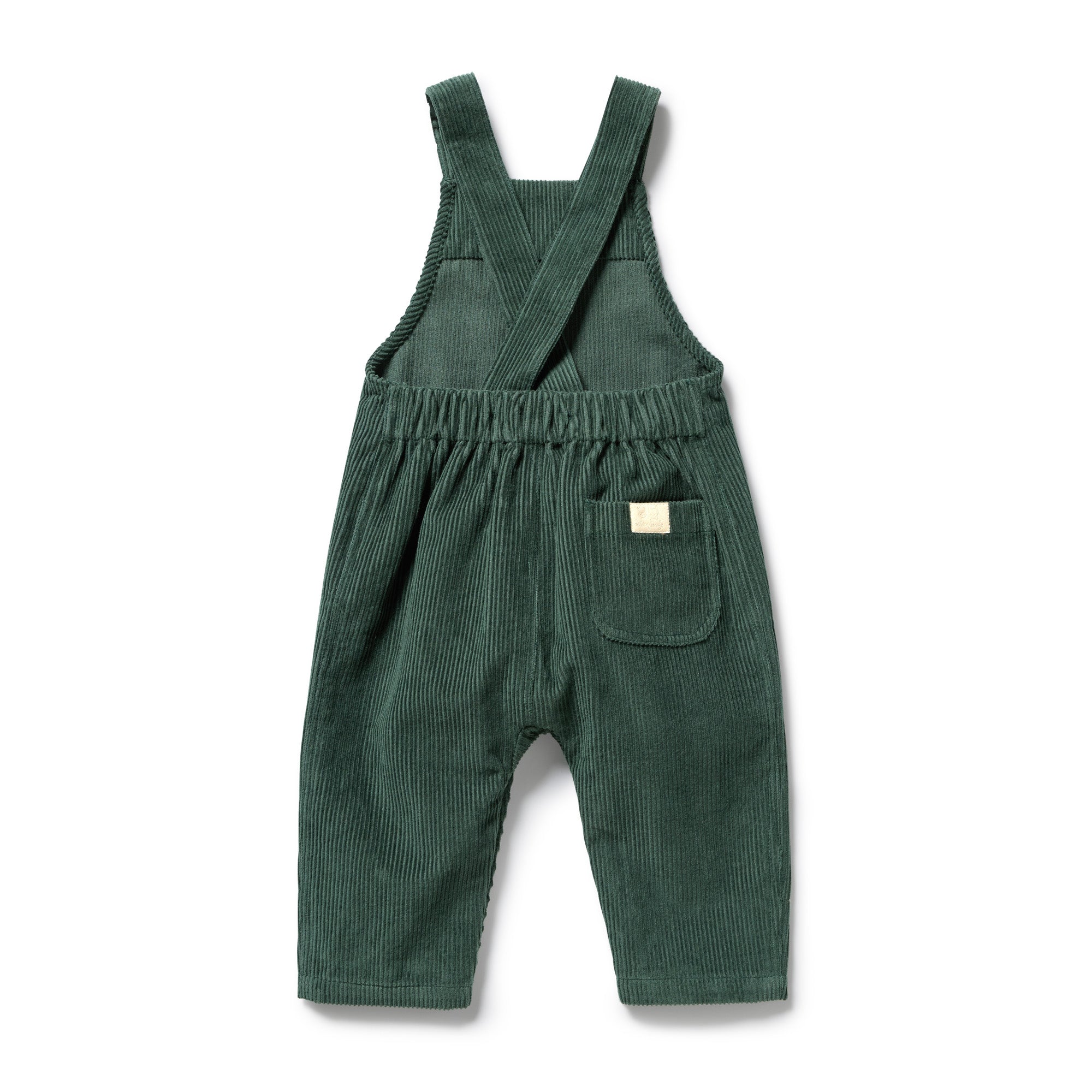 Moss Green Organic Cord Overall