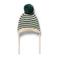 Clover Organic Knitted Stripe Bonnet