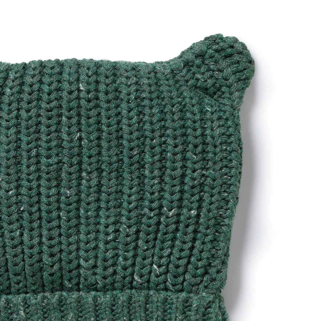 Clover Organic Knitted Bear Hat