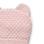 Marshmallow Organic Knitted Bubble Bear Hat