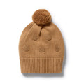 Autumn Organic Knitted Bauble Hat