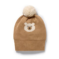 Beary Cute Organic Knitted Jacquard Hat