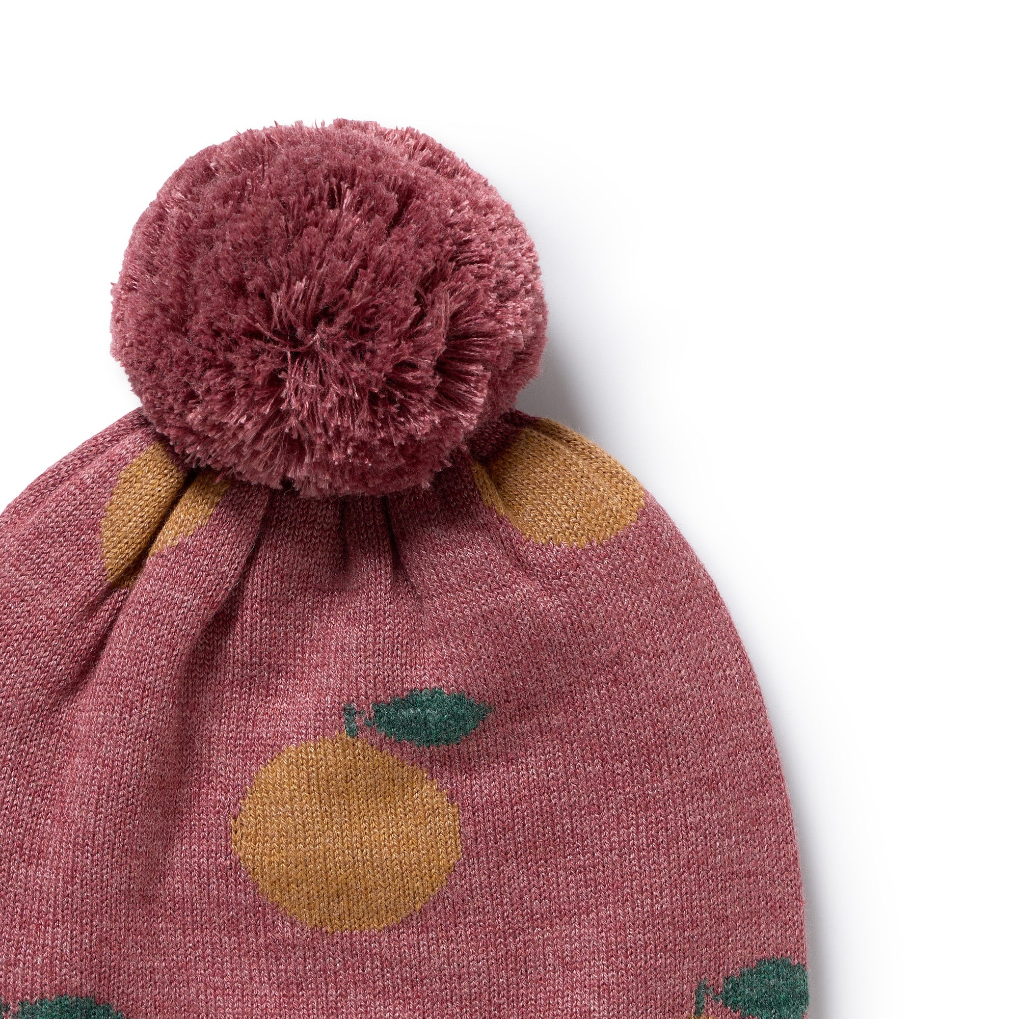 Clementine Organic Knitted Jacquard Hat
