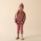 Clementine Organic Knitted Jacquard Hat
