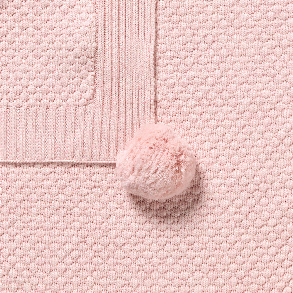 Marshmellow Organic Knitted Bubble Blanket