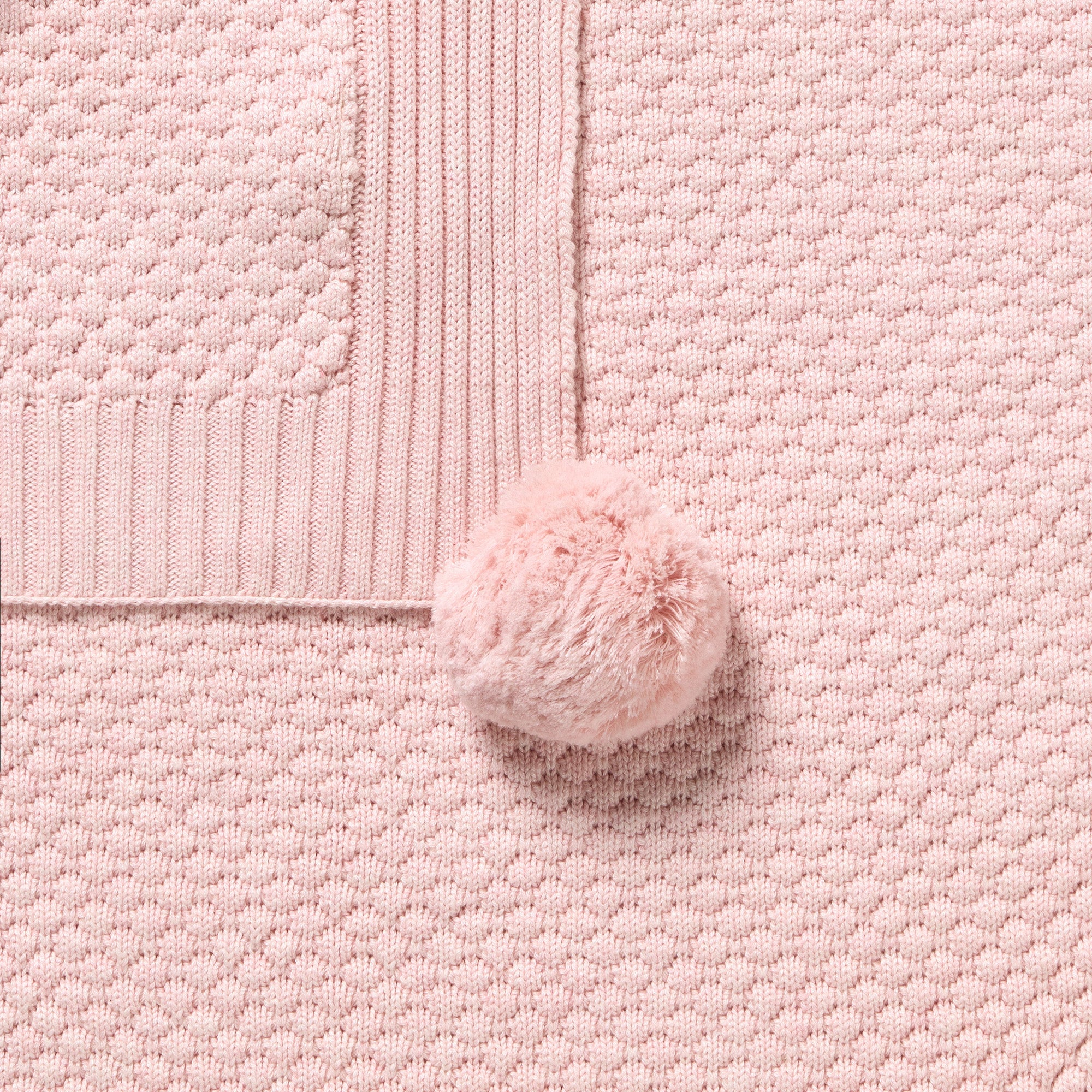 Marshmellow Organic Knitted Bubble Blanket
