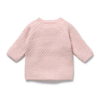 Marshmallow Organic Knitted Bubble Kimono Cardigan
