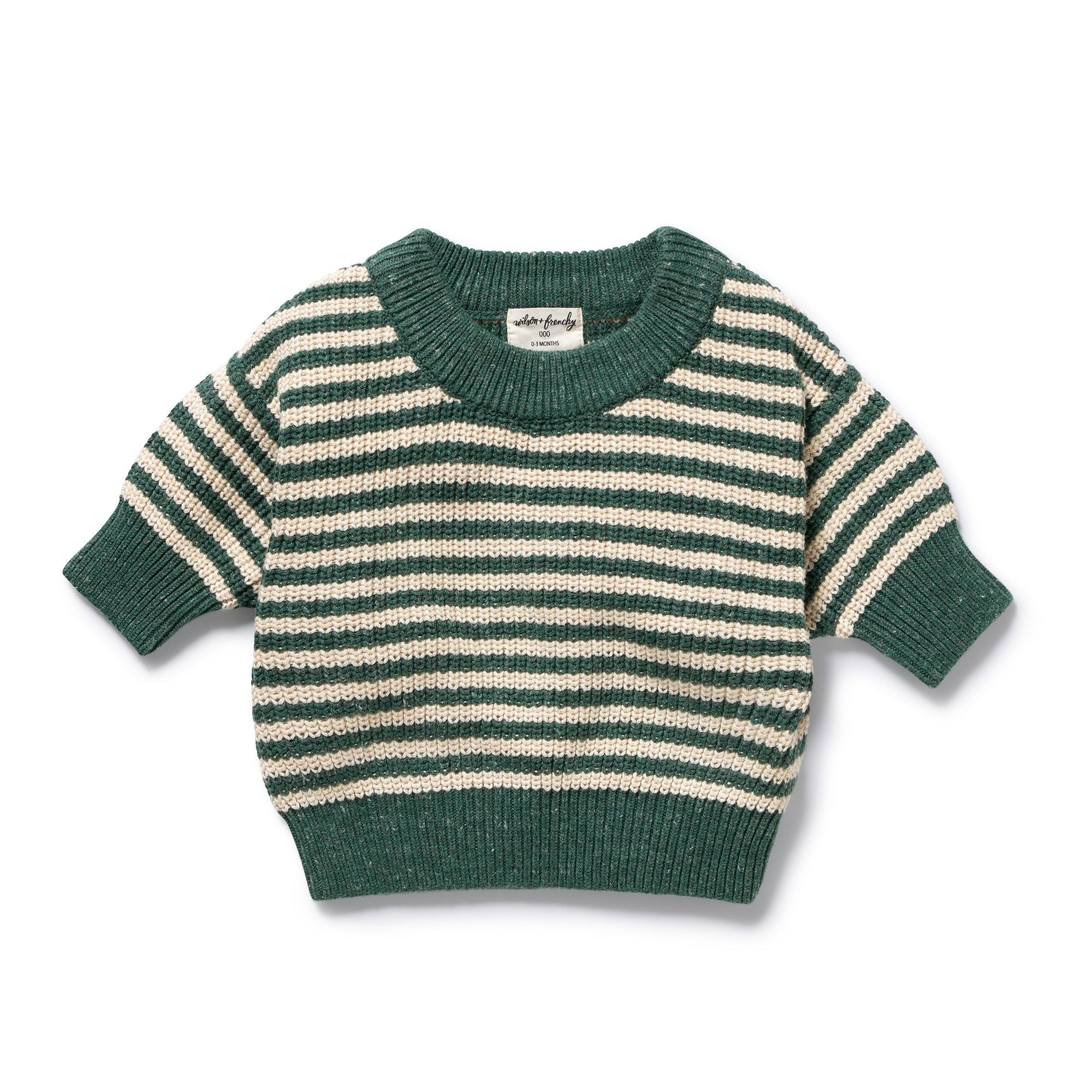 Clover Organic Knitted Stripe Jumper