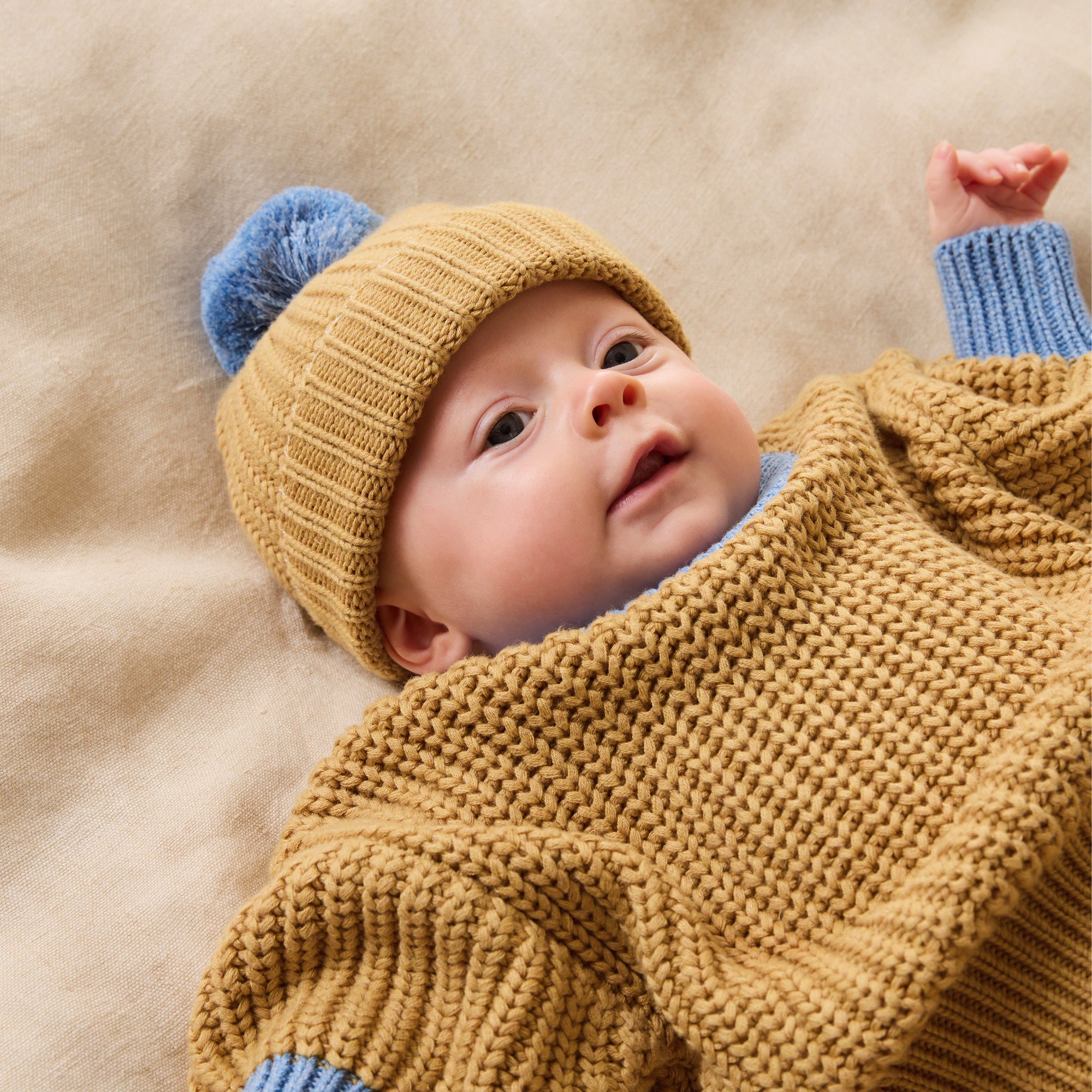 Honey Drop Organic Knitted Jumper