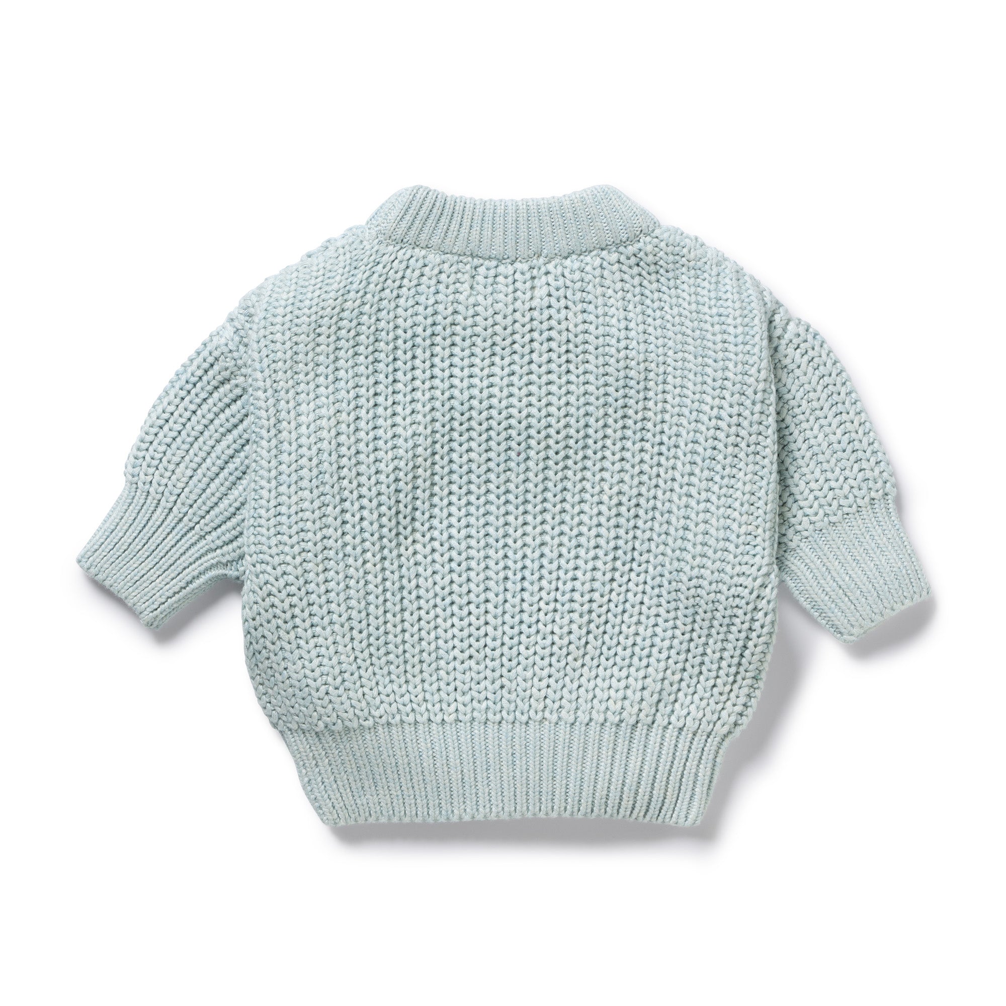 Cloud Blue Organic Knitted Jumper