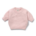 Marshmallow Organic Knitted Bubble Jumper