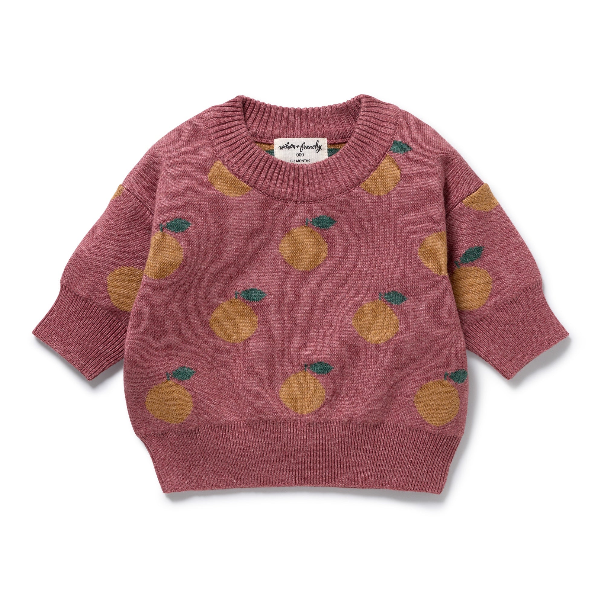 Clementine Organic Knitted Jacquard Jumper