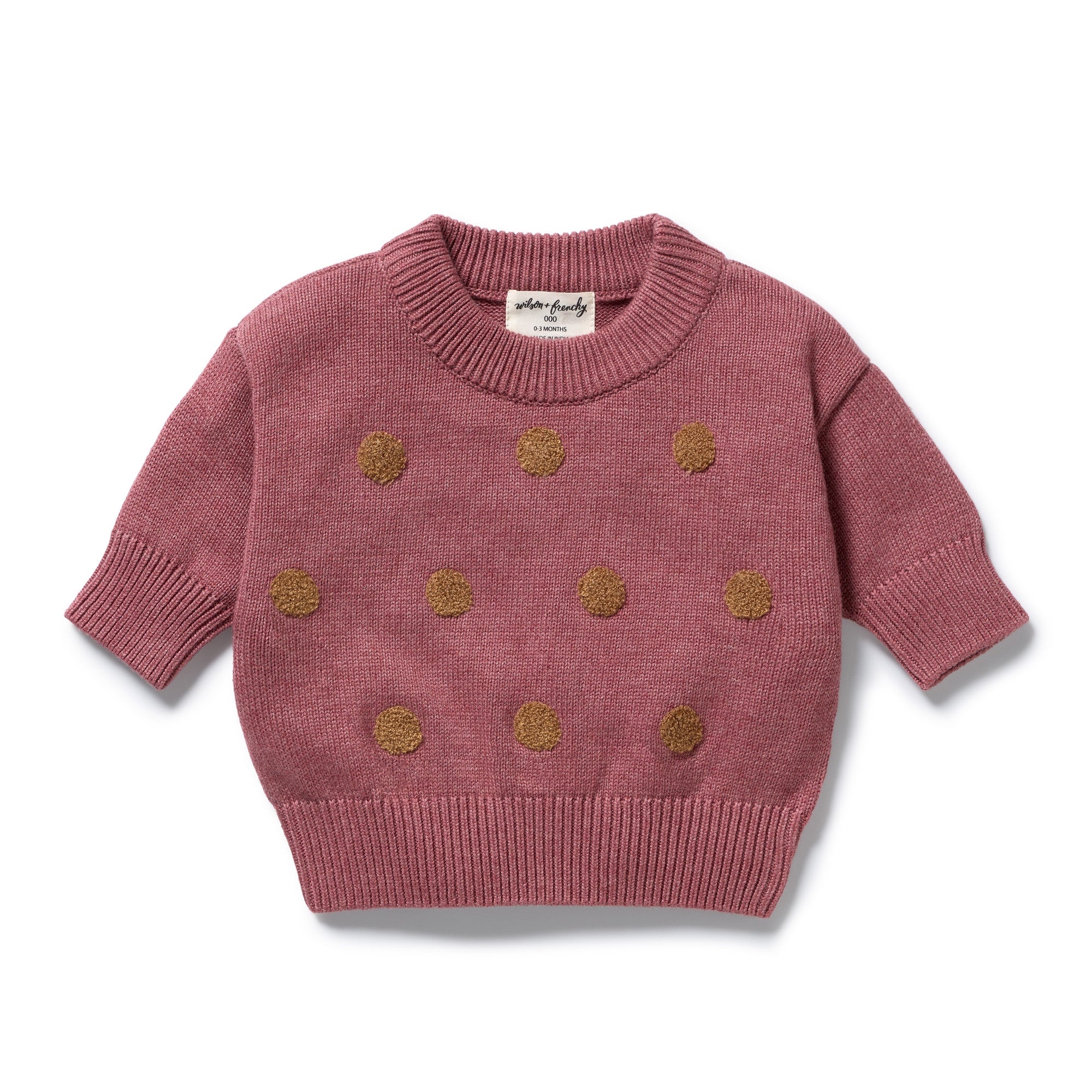 Rhubarb Organic Knitted Bauble Jumper