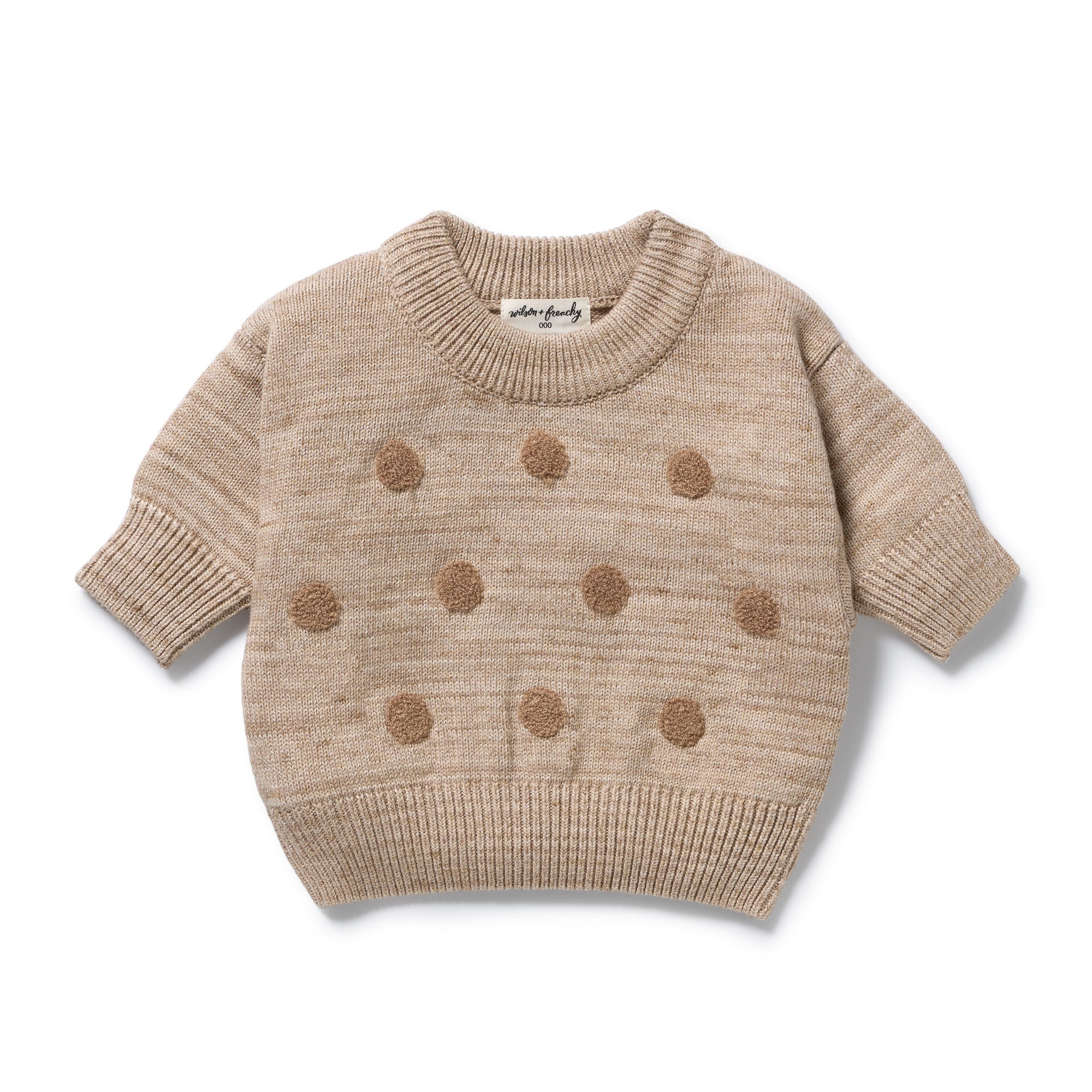 Sandstone Organic Knitted Bauble Jumper