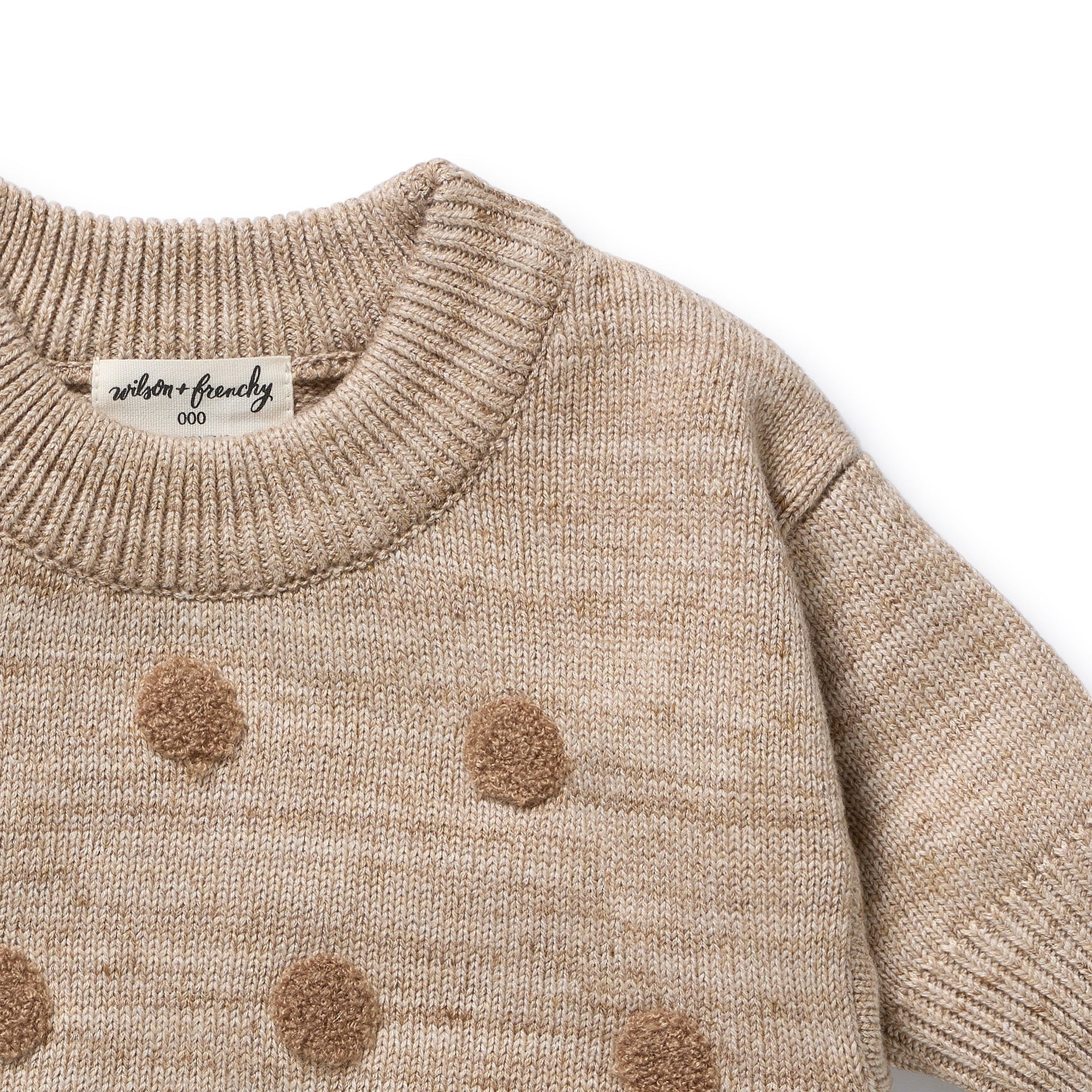 Sandstone Organic Knitted Bauble Jumper